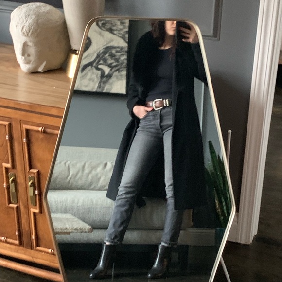 New Ellen Tracy Women's Black Fox Fur Coat - Picture 5 of 6